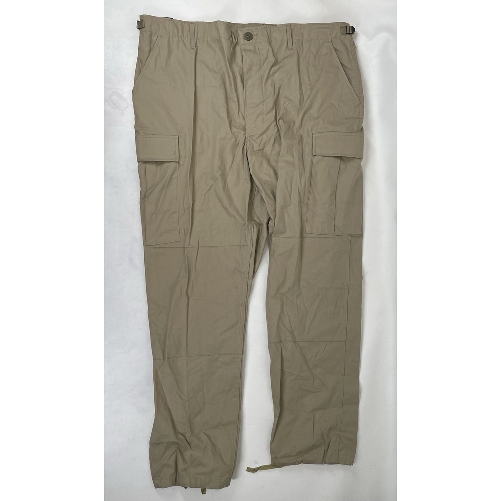 Propper  BDU Trousers‎ Mens Size XL Flat Front Button Fly Cargo Beige NWT